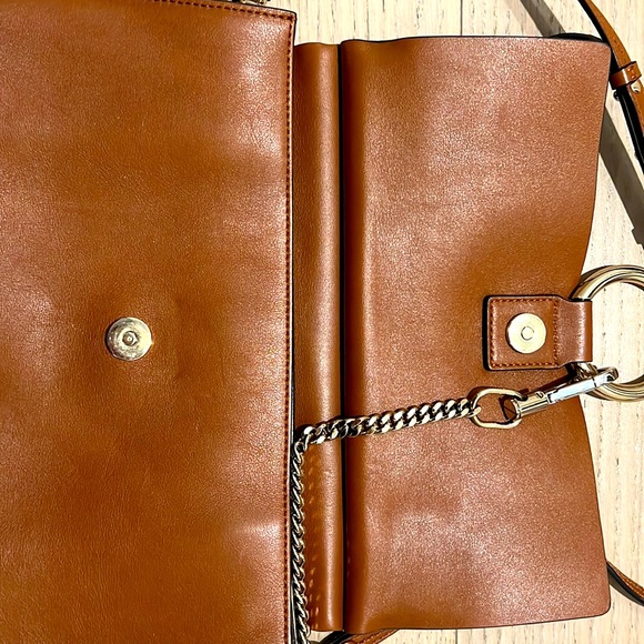 Chloe Faye Small leather & suede shoulder bag - Picture 2 of 5